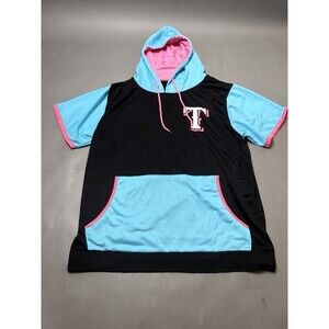 Texas Rangers 8-Bit Hoodie Retro Theme Night Marcus Semien 2 Adult 2XL